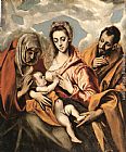 Holy Family by El Greco